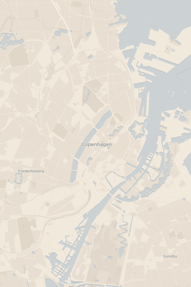 Map of Copenhagen