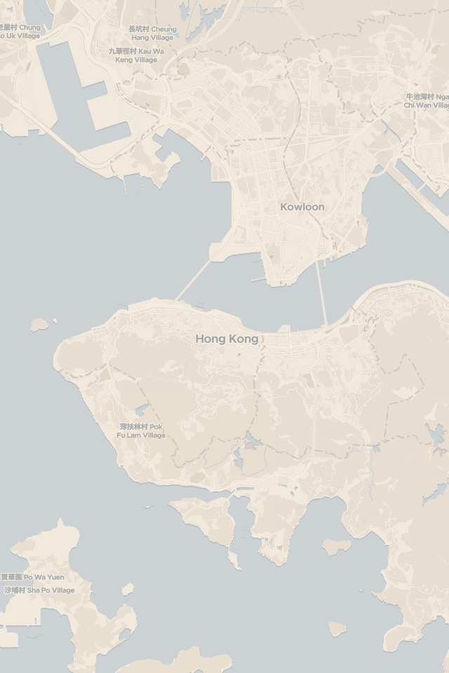 Map of Hong Kong