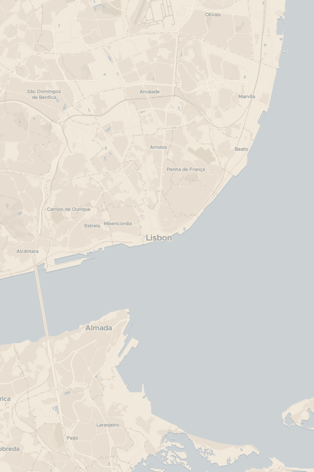Map of Lisbon