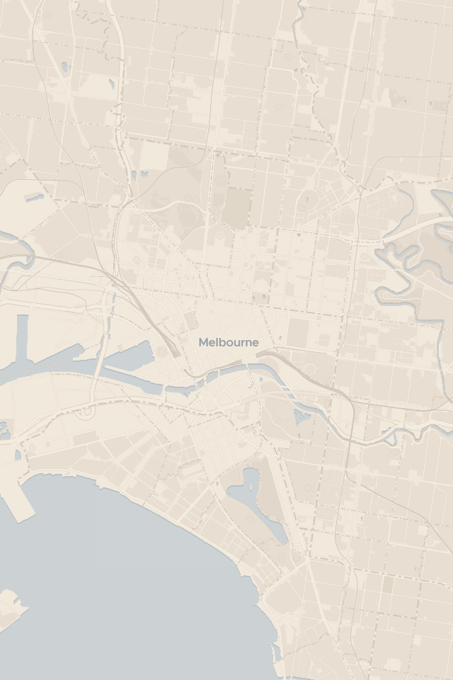 Map of Melbourne