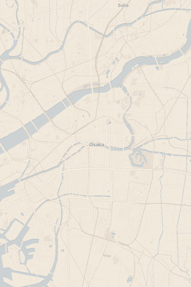 Map of Osaka