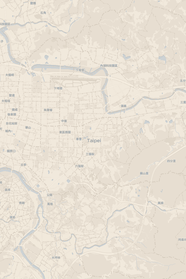 Map of Taipei