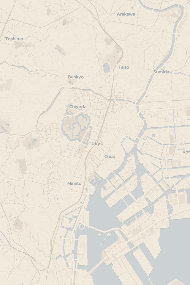 Map of Tokyo